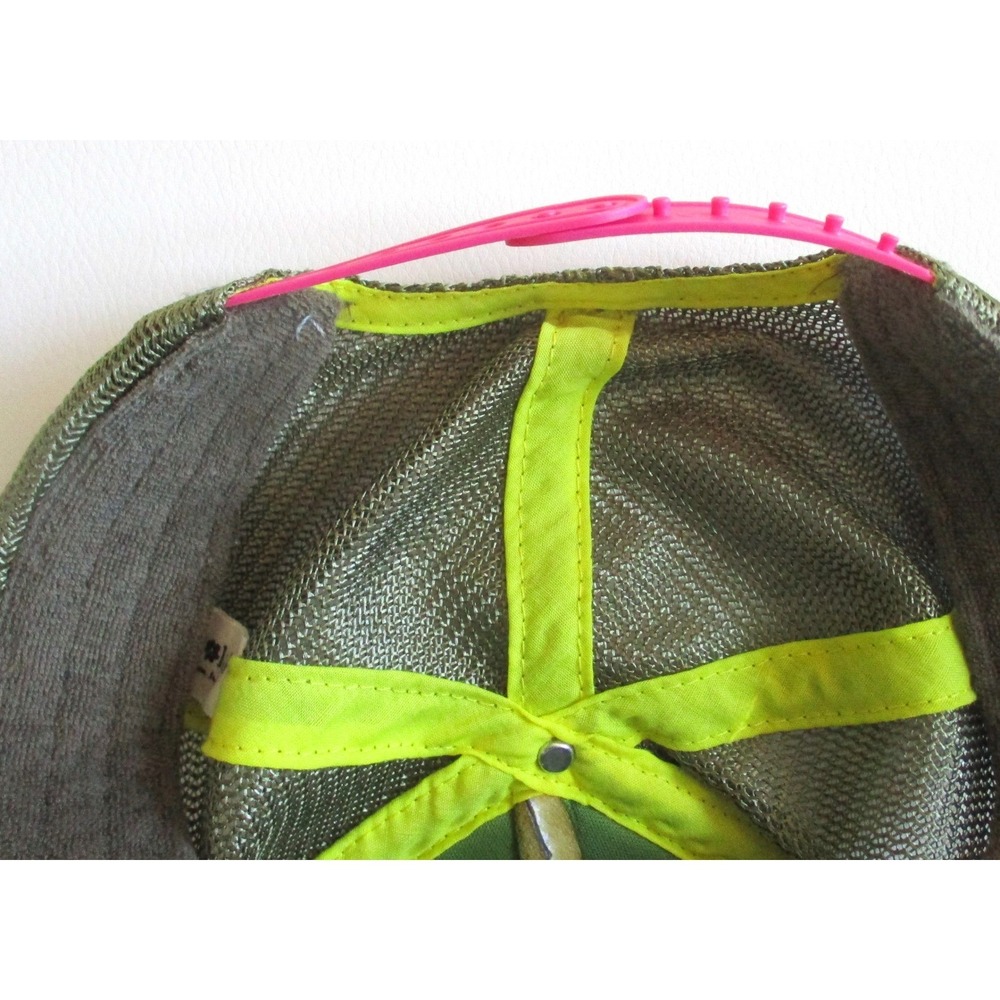 Natural Life Do What Makes You Happy Smiley Face Trucker Hat Floral Mesh Pink - Picture 7 of 7